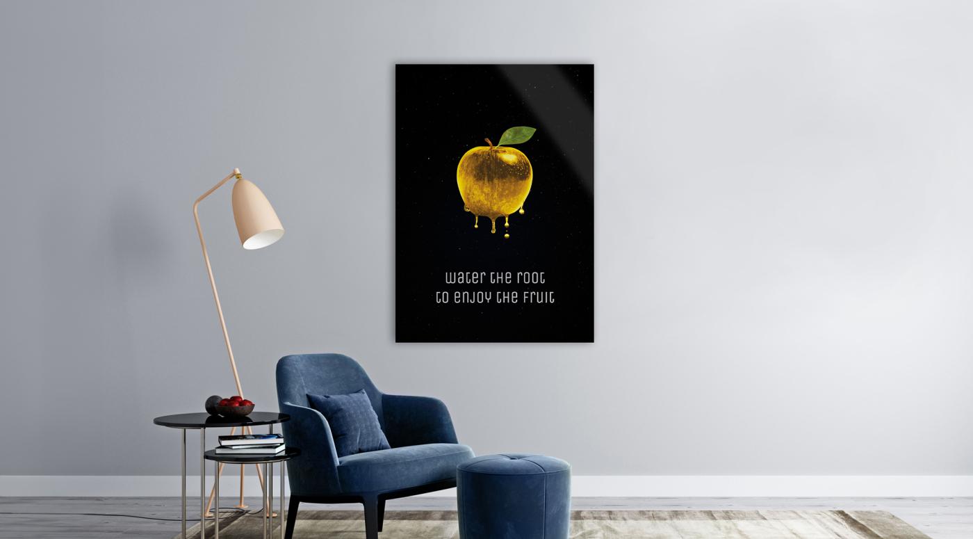 Golden Fruit Pop art