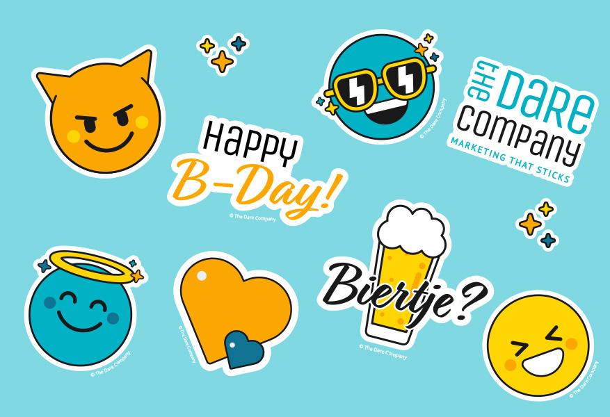 Want to use a sticker pack? Stickers stick!