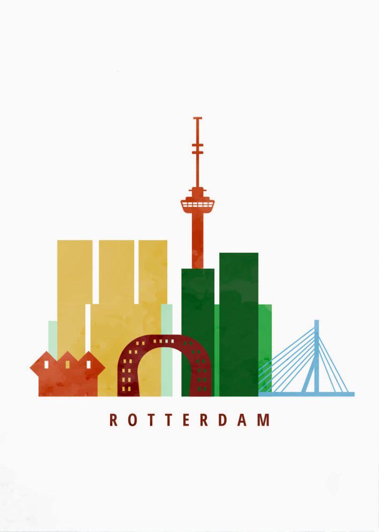 City Illustrations Pop art