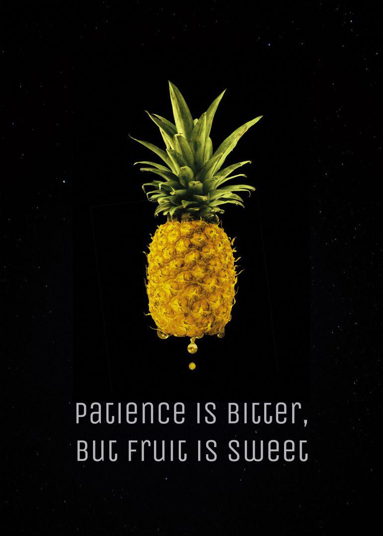 Golden Fruit Pop art