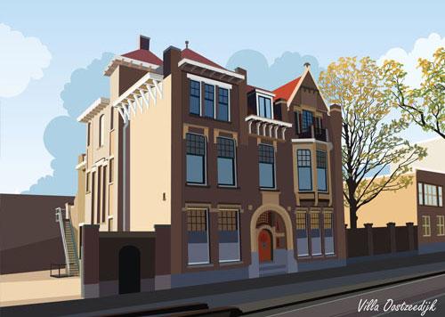 Pand illustraties Pop art