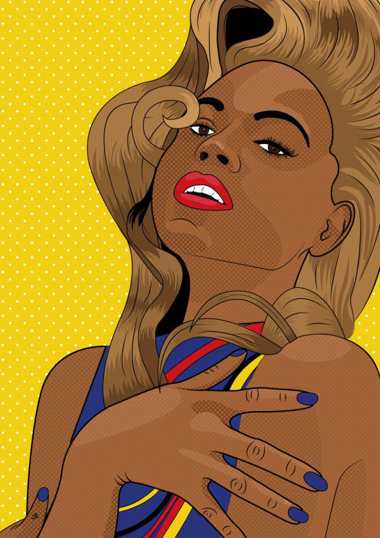 Pop art Beyoncé