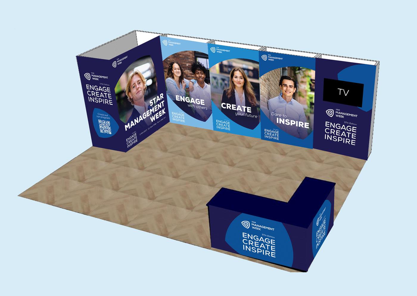 Custom trade show booth | trade show booth sketch