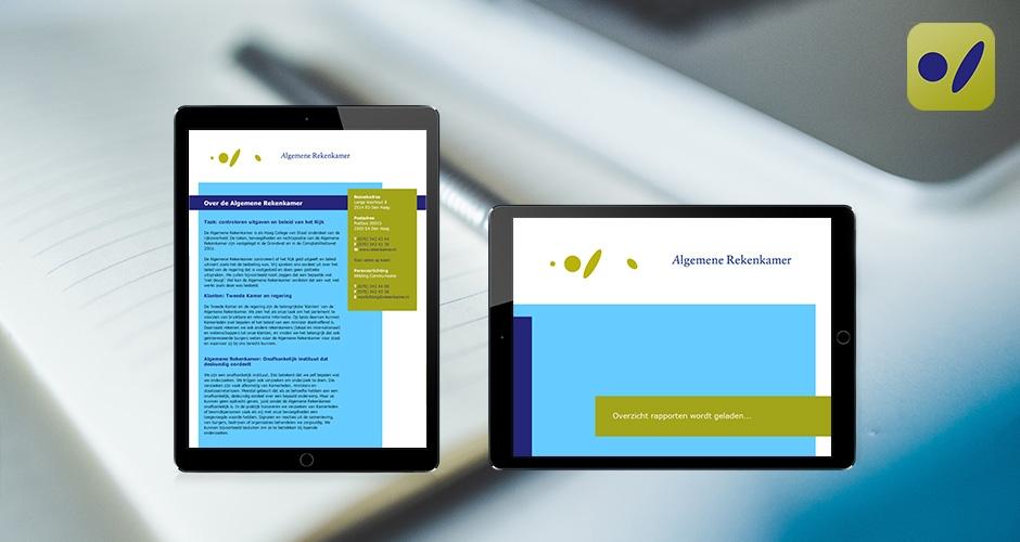 Algemene Rekenkamer design app