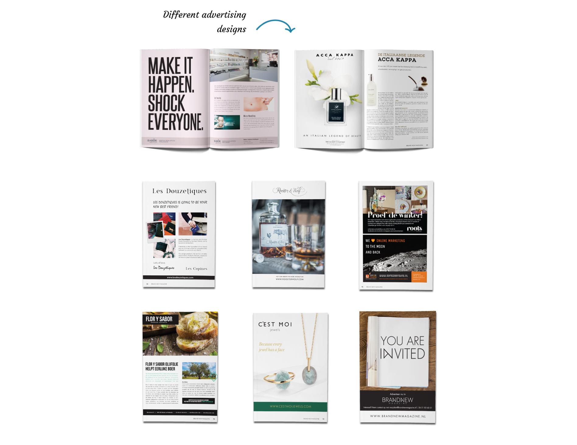 Portfolio | Brand New Magazine advertising