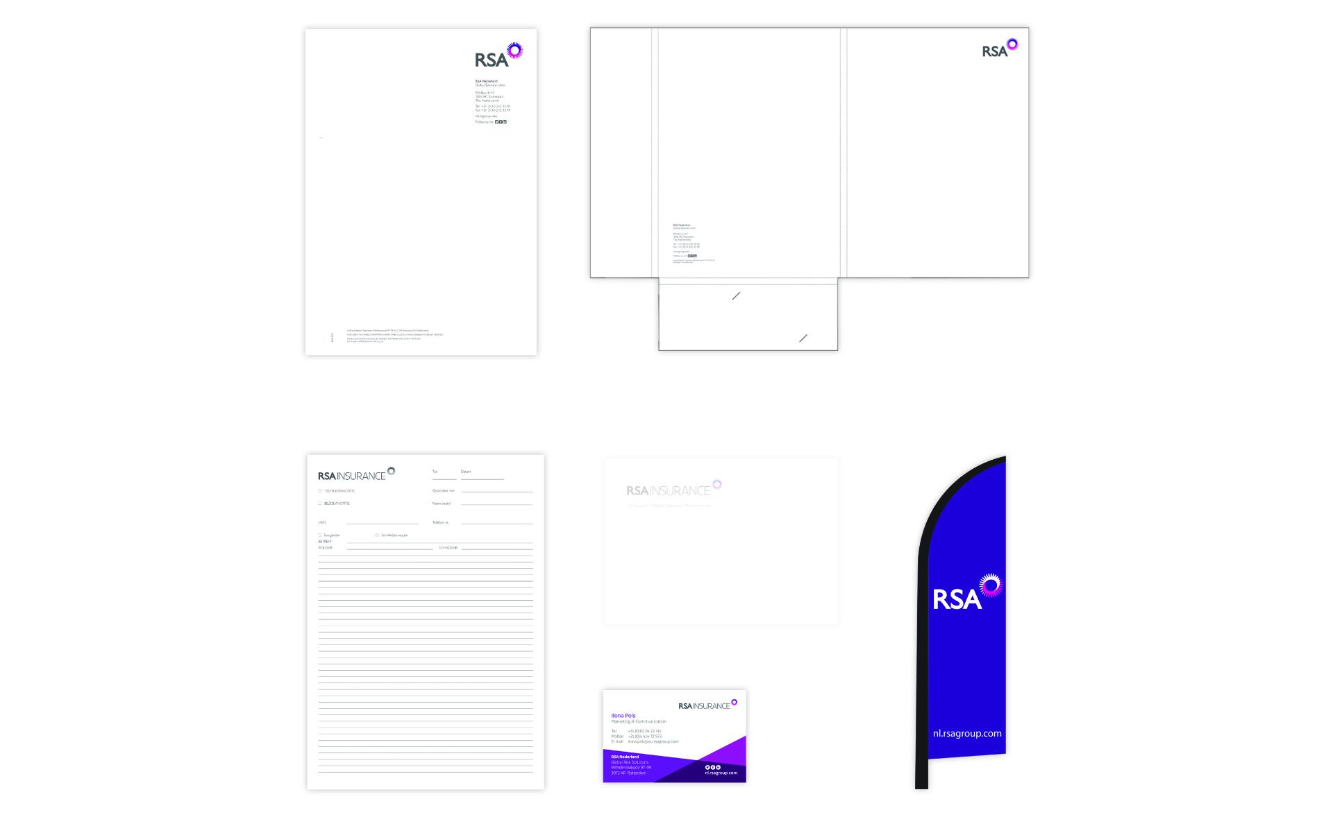 logo on paper