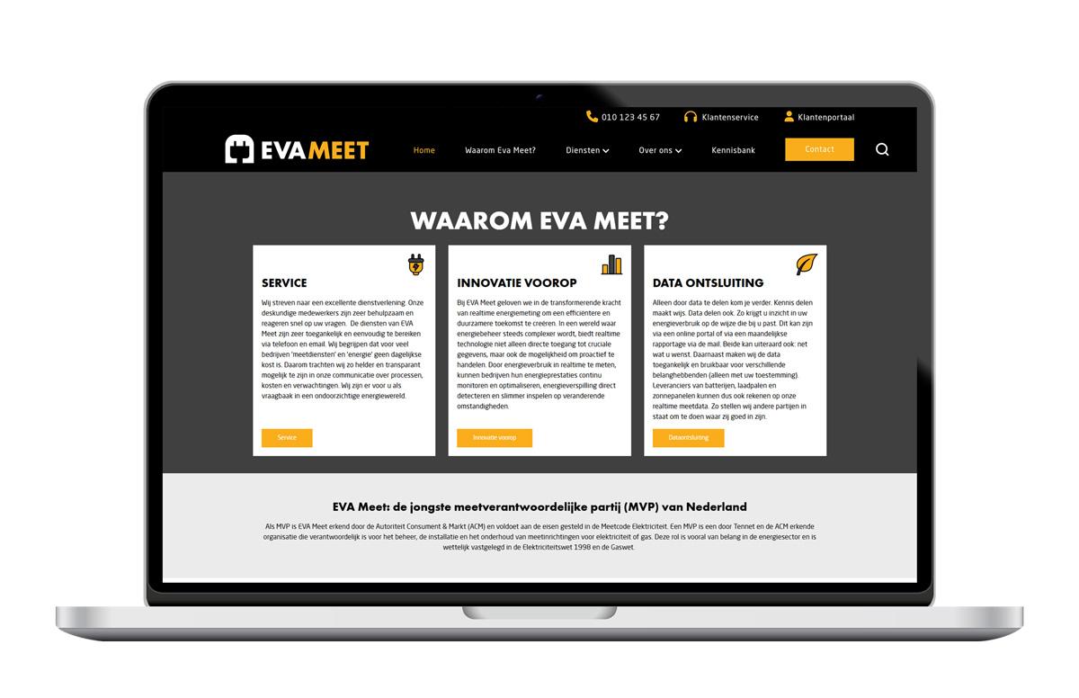 website design eva meet
