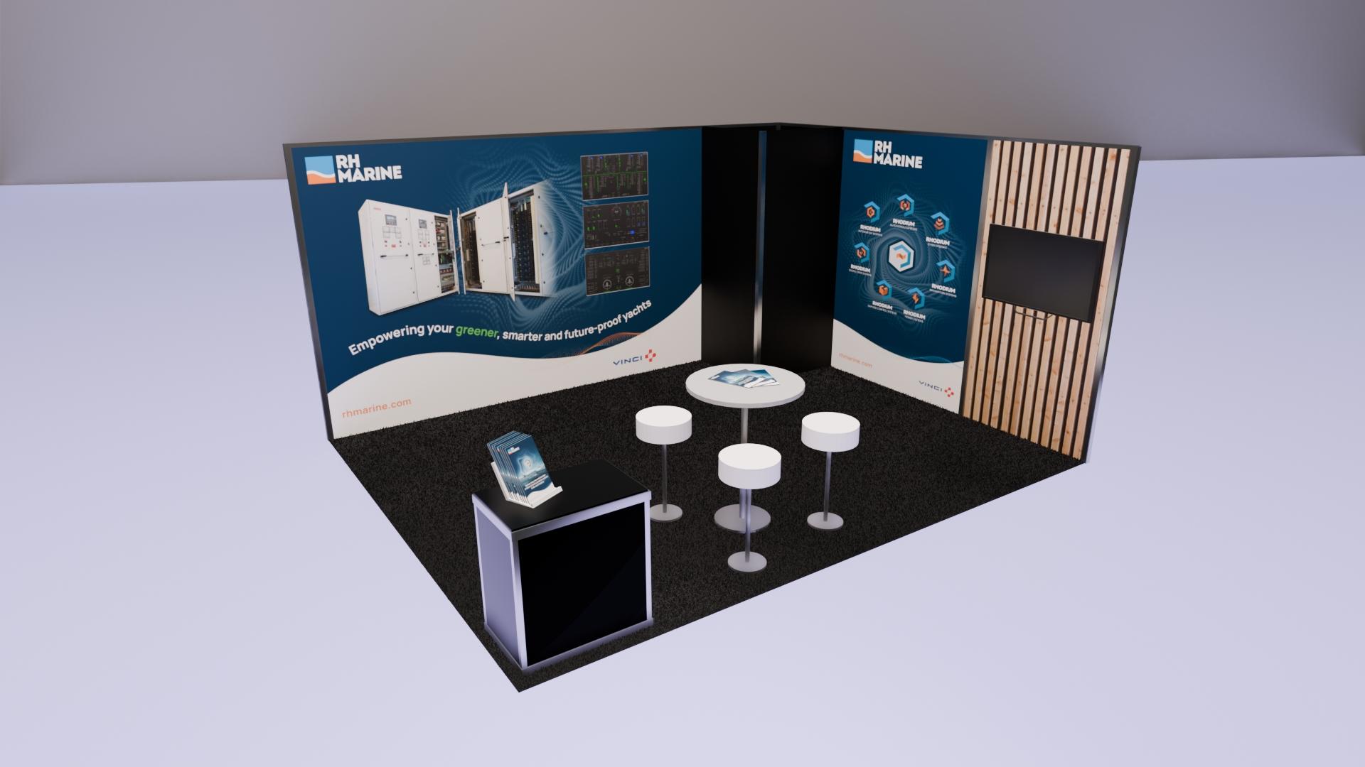 Portfolio | RH Marine event backdrop