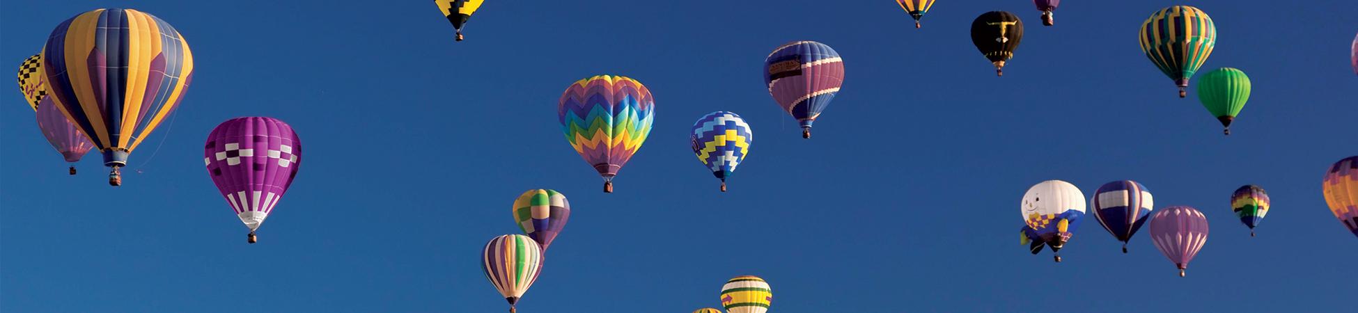 hot air balloons