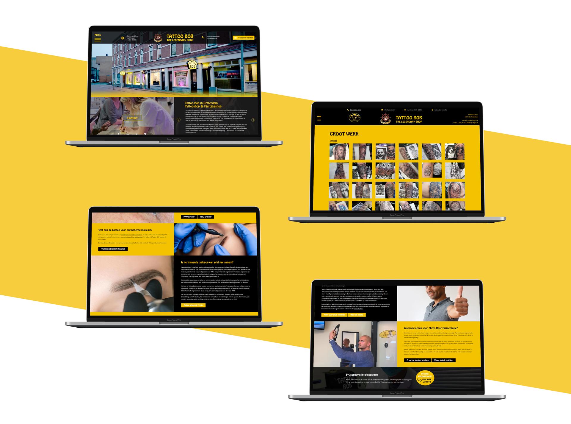 Portfolio | Tattoo Bob mockup